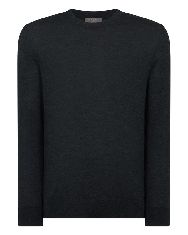 Men's Covent Fine Gauge Cashmere Round Neck Jumper  2