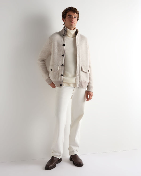 Men's Brompton Roll Neck Cashmere Jumper 3