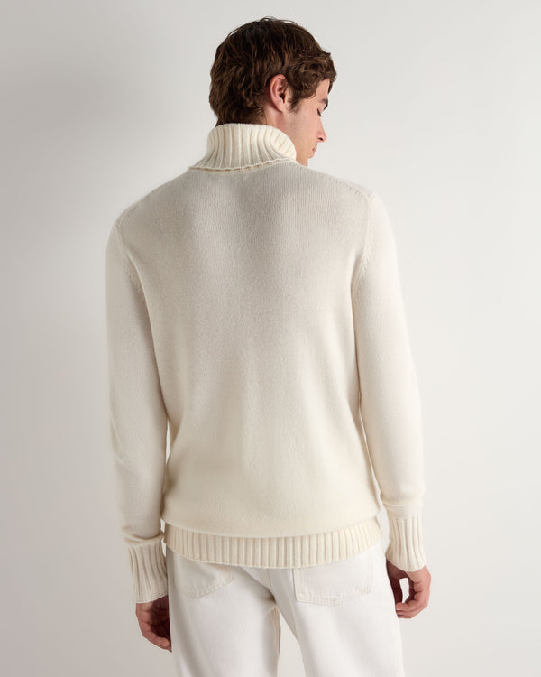 Men's Brompton Roll Neck Cashmere Jumper 4