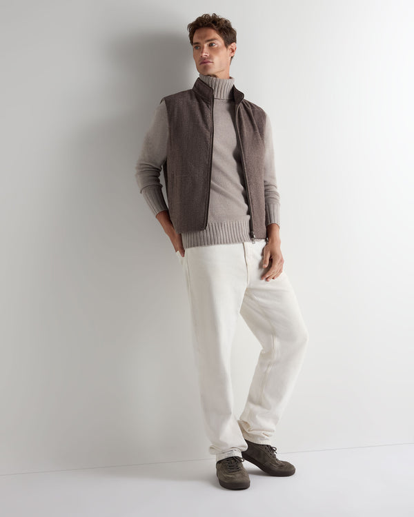 Men's Brompton Roll Neck Cashmere Jumper 3
