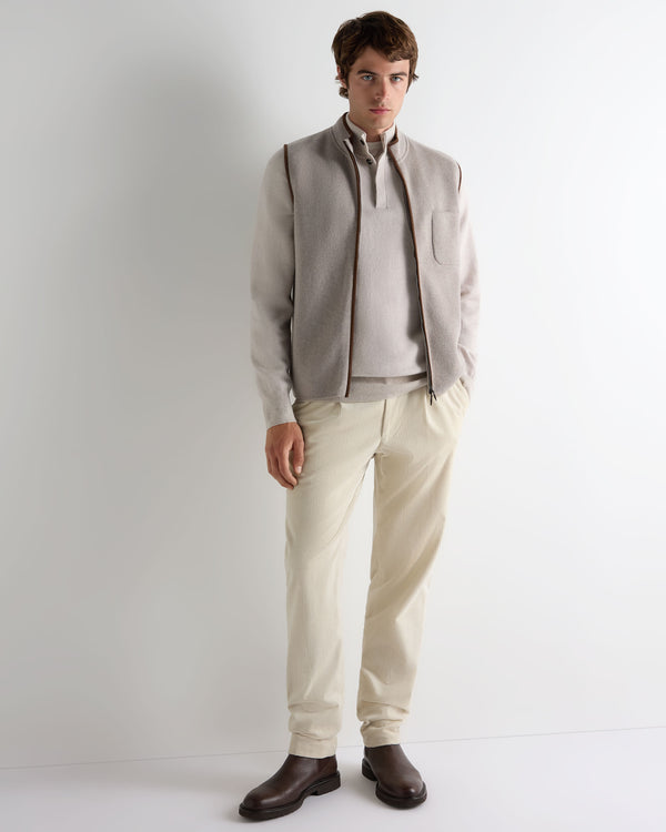 Men's Half Button Cashmere Jumper 3