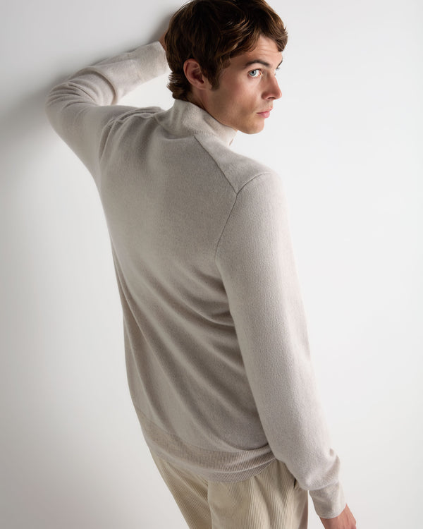 Men's Half Button Cashmere Jumper 4
