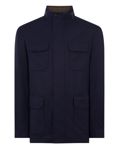 TUCCI FIELD JACKET Navy Blue