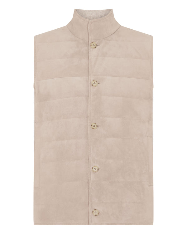 Men's Verbier Cashmere And Suede Gilet 2