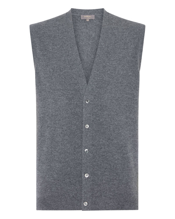 Men's Sleeveless Cashmere Tank Top 2