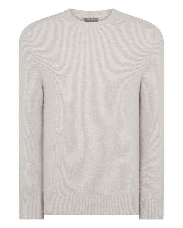 Men's English Rib Raglan Cashmere Jumper 2