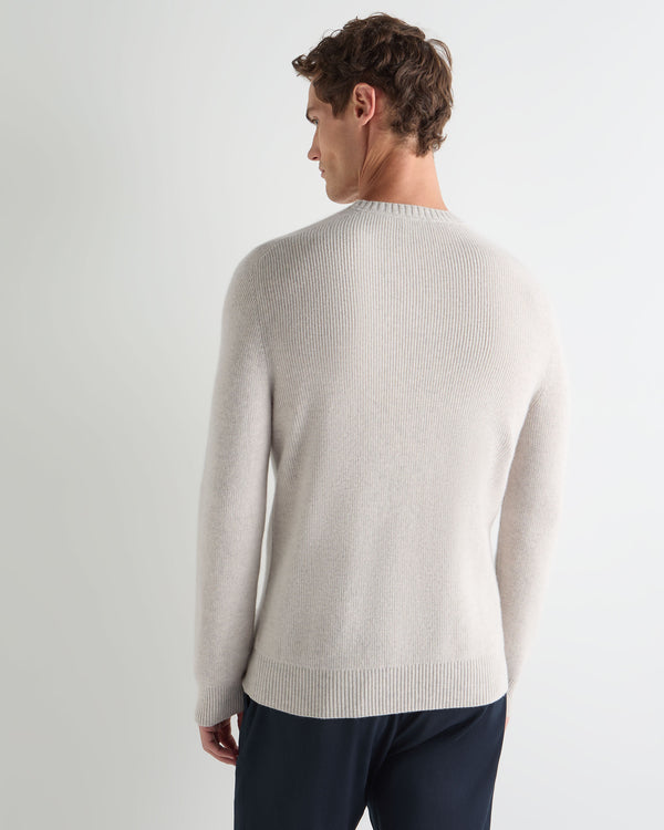 Men's English Rib Raglan Cashmere Jumper 4