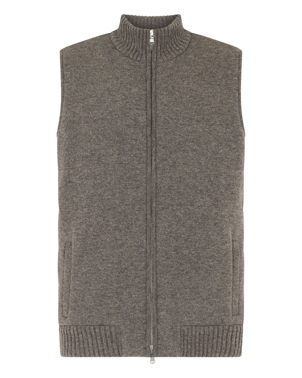 Men's Cashmere Quilted Gilet 2