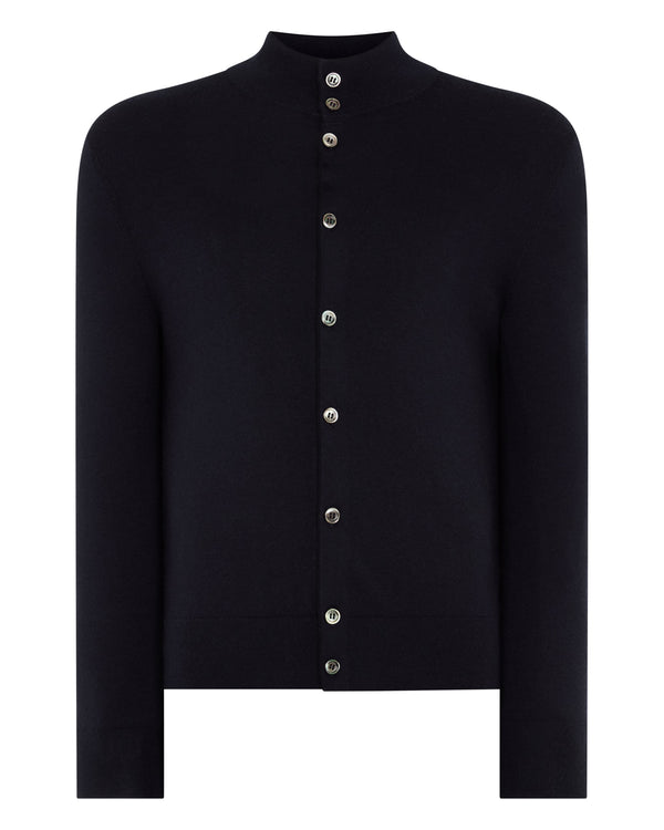 Men's Buttoned Fine Gauge Cashmere Jumper 2
