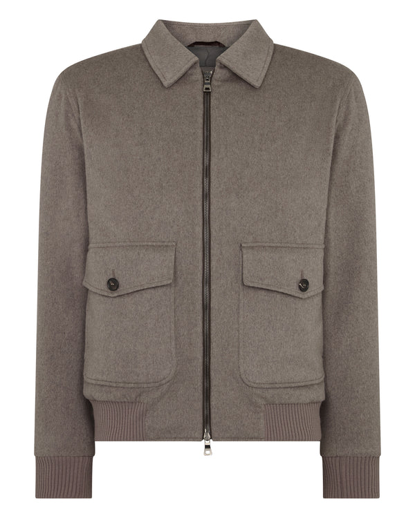 Men's High Collar Blouson Jacket 2