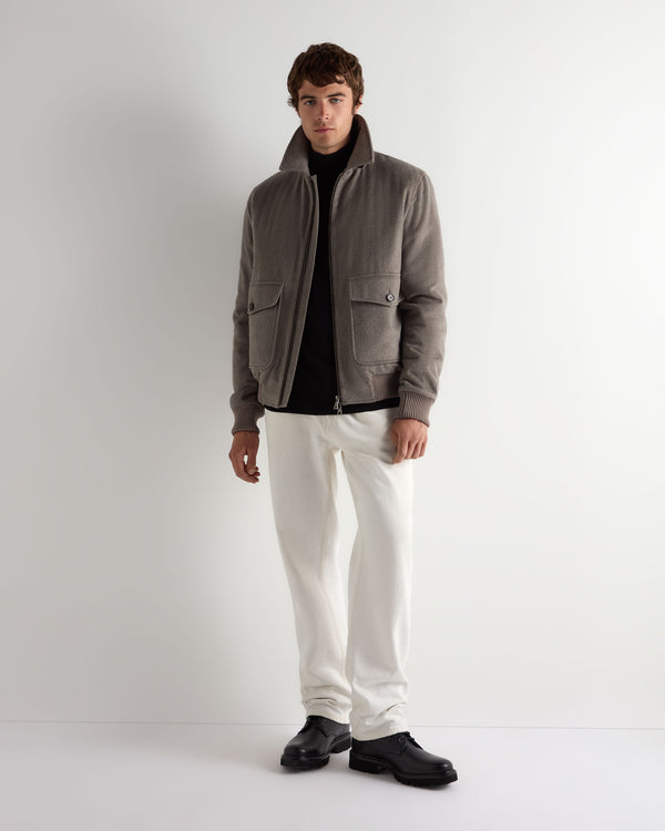 Men's High Collar Blouson Jacket 3