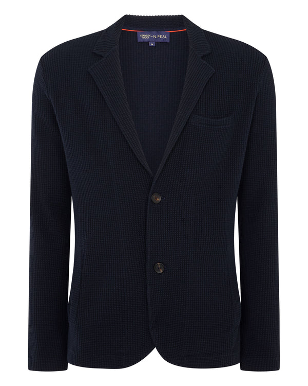 TUCCI TEXTURED KNITTED BLAZER 1