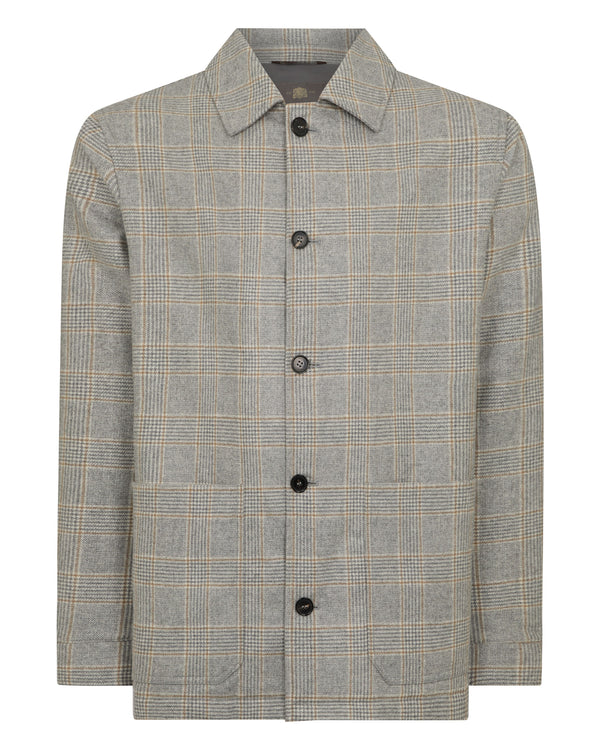 Men's Wool Check Chore Jacket 1