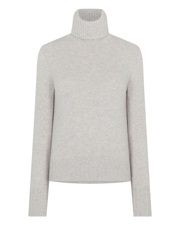 Women's Hazel Chunky Roll Neck Cashmere Jumper 2