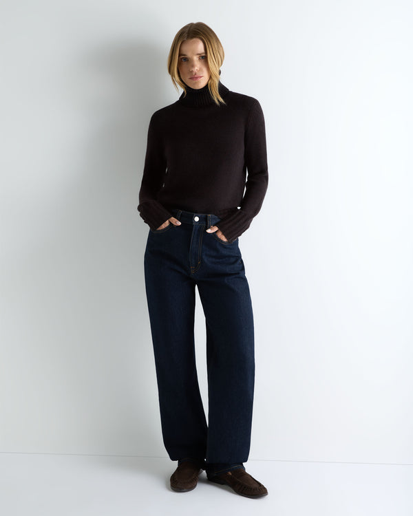 Women's Hazel Chunky Roll Neck Cashmere Jumper 3