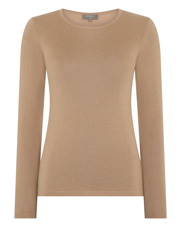 Women's Eden Superfine Cashmere Round Neck Top 2