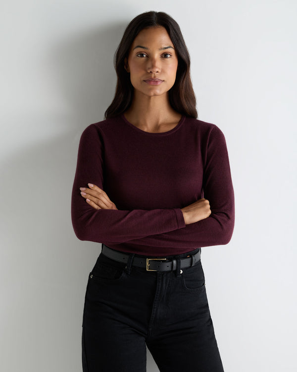 Women's Eden Superfine Cashmere Round Neck Top 1