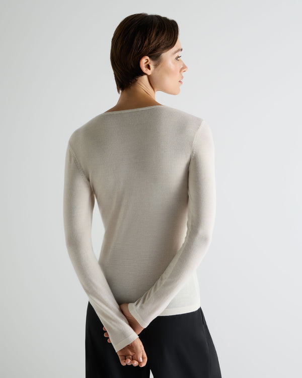 Women's Eden Superfine Cashmere Round Neck Top 4