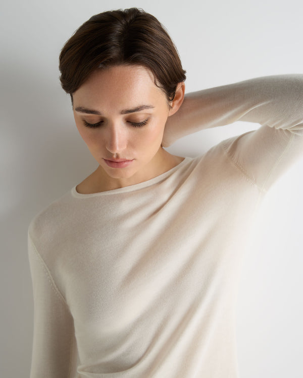 Women's Eden Superfine Cashmere Round Neck Top 5