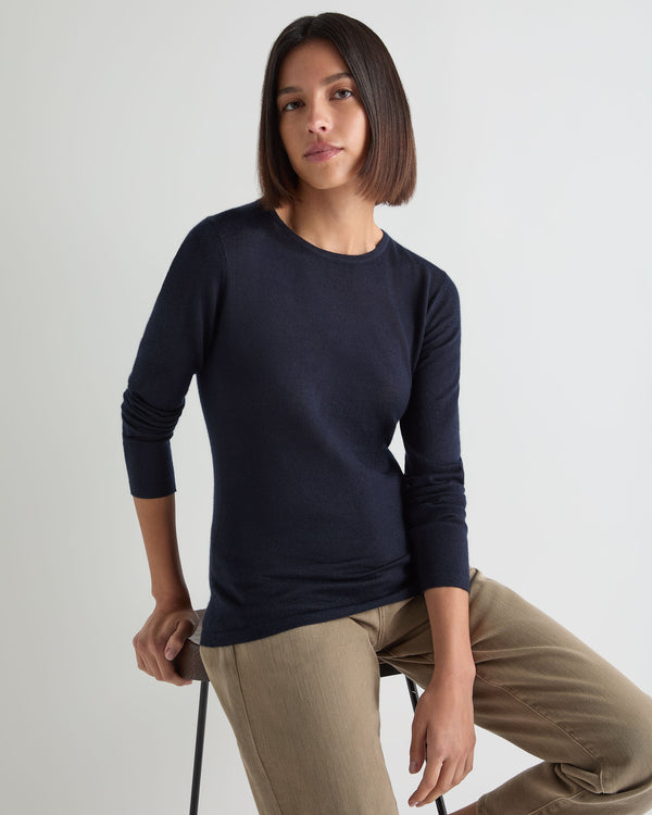 Women's Eden Superfine Cashmere Round Neck Top 5