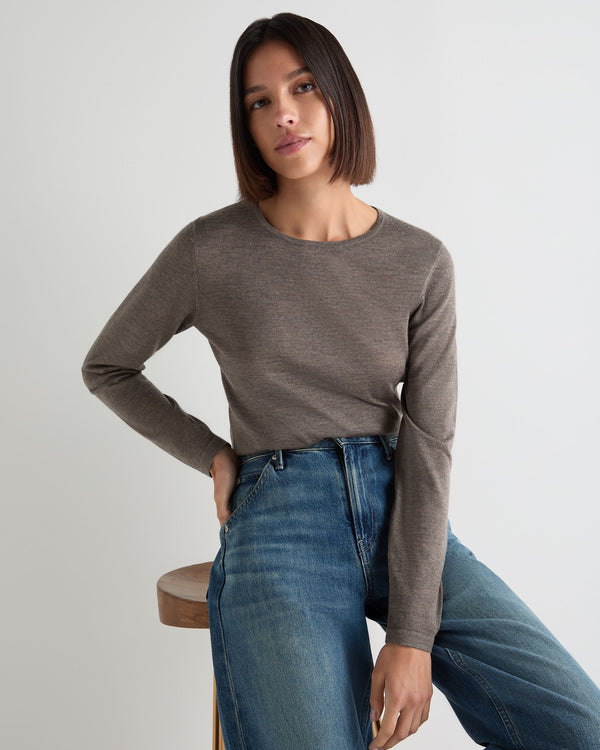 Women's Eden Superfine Cashmere Round Neck Top 5