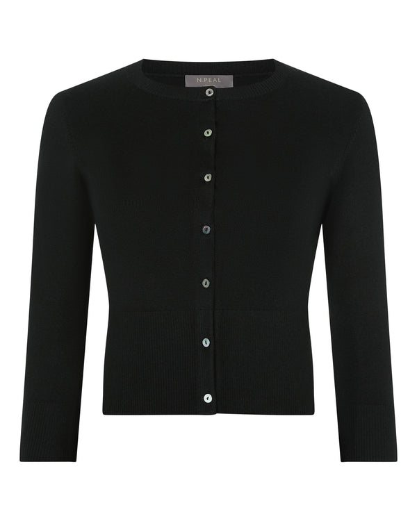Women's Darcie Superfine Cashmere Cropped Cardigan 2
