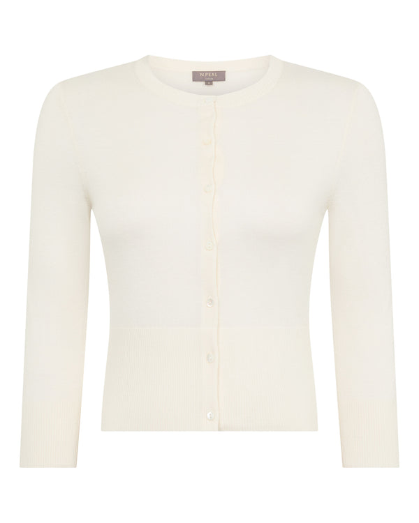 Women's Darcie Superfine Cashmere Cropped Cardigan 2