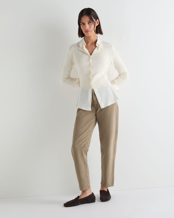 Women's Darcie Superfine Cashmere Cropped Cardigan 3