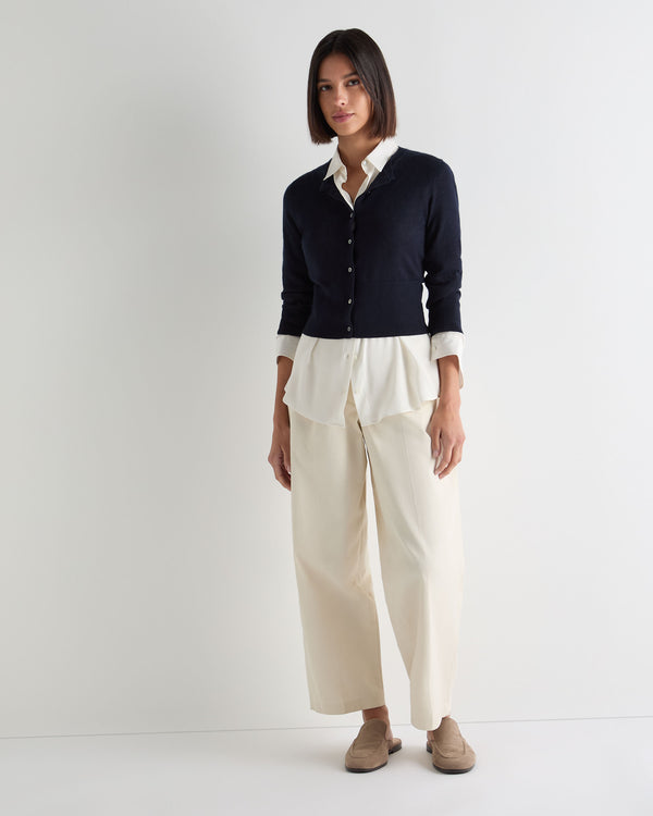 Women's Darcie Superfine Cashmere Cropped Cardigan 3