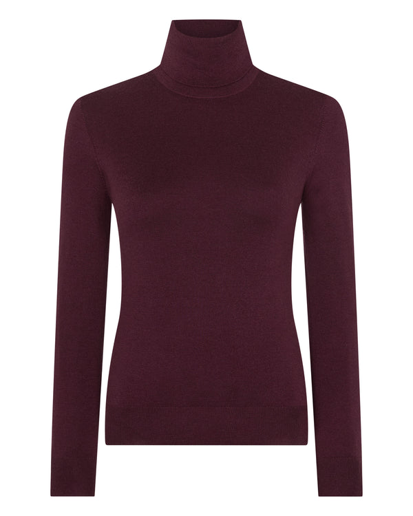 Women's Margot Superfine Cashmere Roll Neck Jumper 2