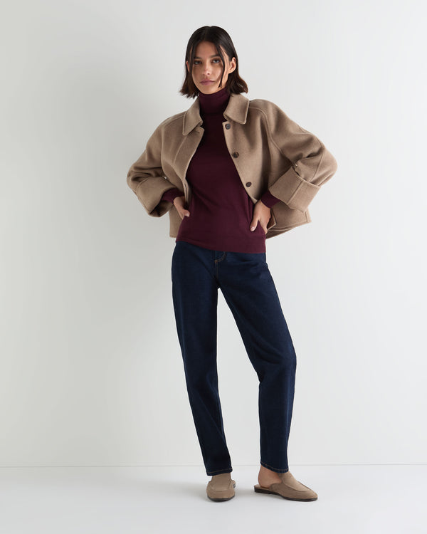 Women's Margot Superfine Cashmere Roll Neck Jumper 6
