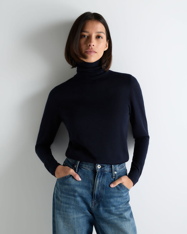 Women's Margot Superfine Cashmere Roll Neck Jumper 1