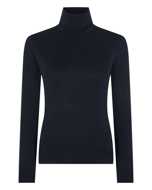 Women's Margot Superfine Cashmere Roll Neck Jumper 2