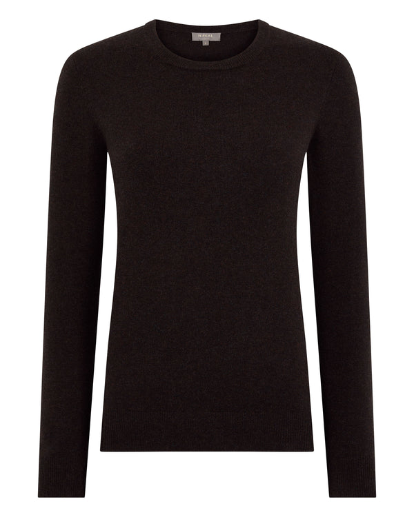 Women's Evie Classic Round Neck Cashmere Jumper 2