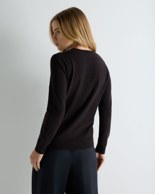 Women's Evie Classic Round Neck Cashmere Jumper 4
