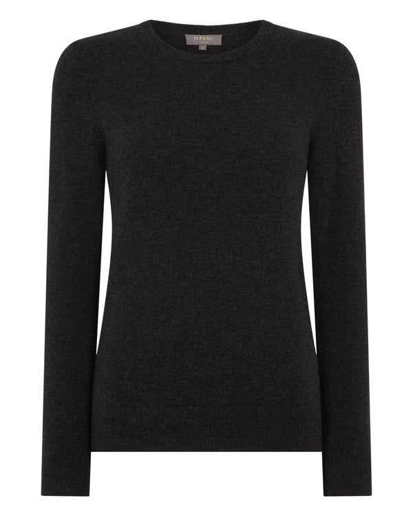 Women's Evie Classic Round Neck Cashmere Jumper 2