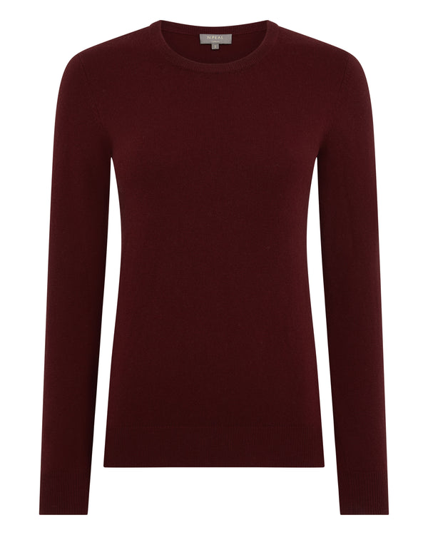 Women's Evie Classic Round Neck Cashmere Jumper 2