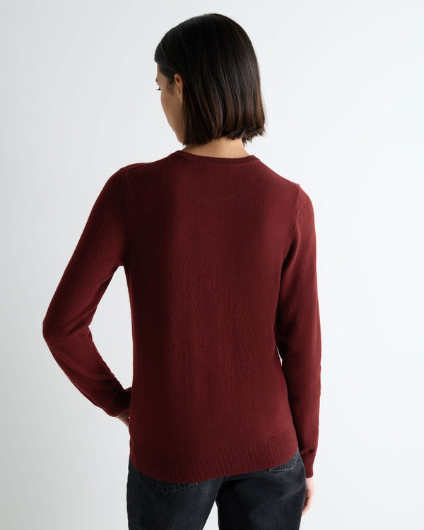 Women's Evie Classic Round Neck Cashmere Jumper 4