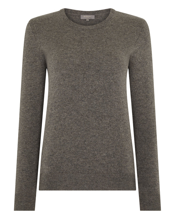 Women's Evie Classic Round Neck Cashmere Jumper 2
