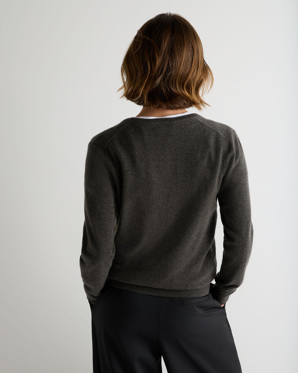 Women's Phoebe V Neck Cashmere Jumper  4