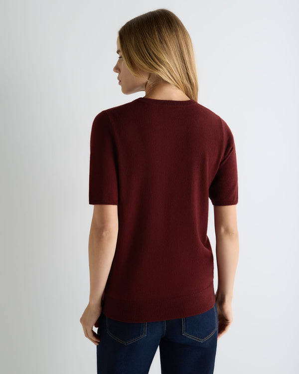 Women's Milly Classic Cashmere T-Shirt 4