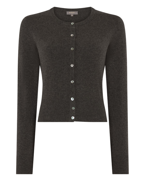 Women's Ivy Cropped Cashmere Cardigan  2
