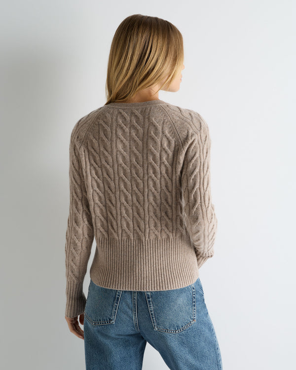 Women's Myla Cable Cashmere Cardigan 4