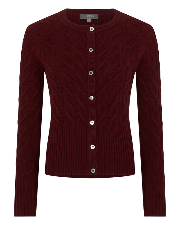 Women's Myla Cable Cashmere Cardigan 2