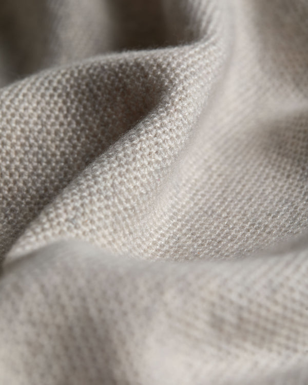 Women's Honeycomb Full Zip Cashmere Jumper With Fur Trim 9