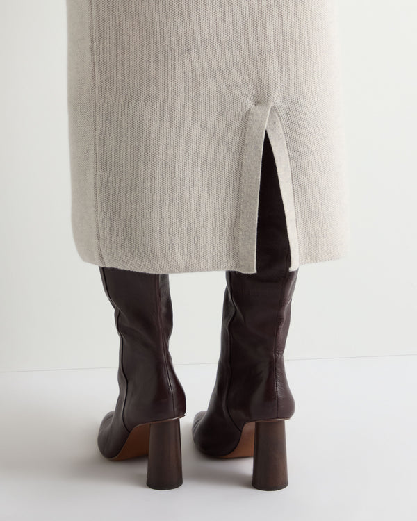 Women's Honeycomb Knit Cashmere Skirt 6