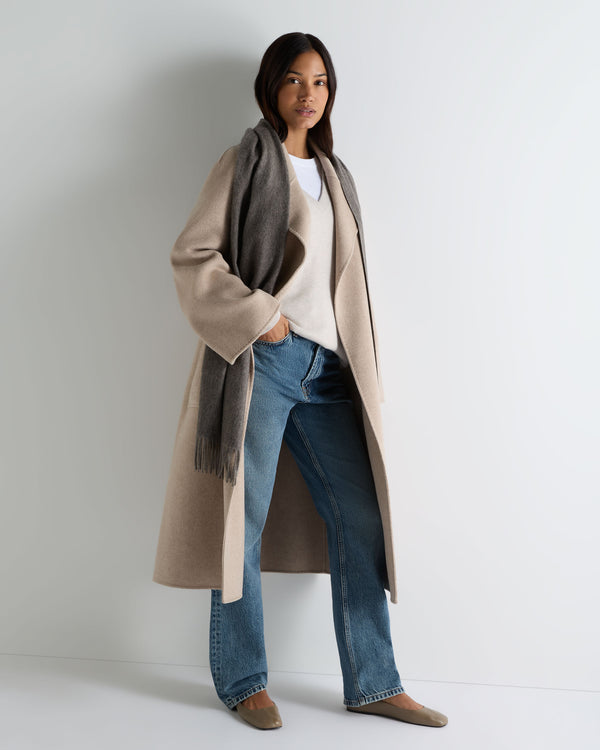 Women's Longline V Neck Cashmere Jumper 3