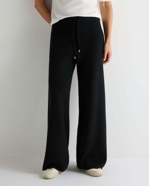 Women's Honeycomb Knit Cashmere Trouser 1