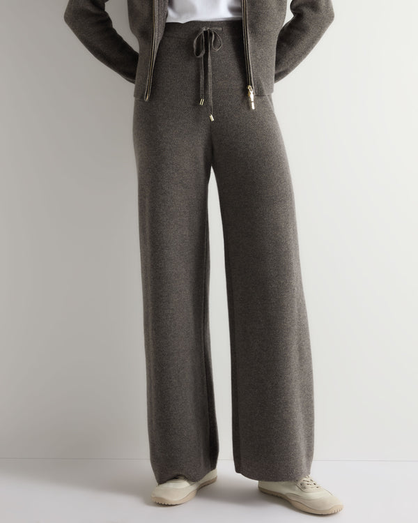 Women's Honeycomb Knit Cashmere Trouser 1