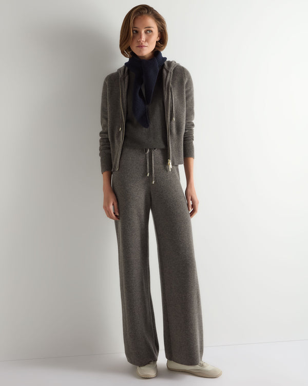 Women's Honeycomb Knit Cashmere Trouser 3